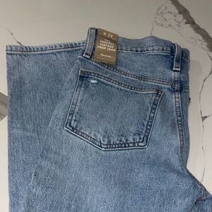 Madewell women’s  Light Blue Straight Jeans